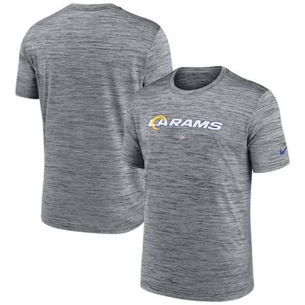 Men's Los Angeles Rams Gray Velocity Performance T-Shirt